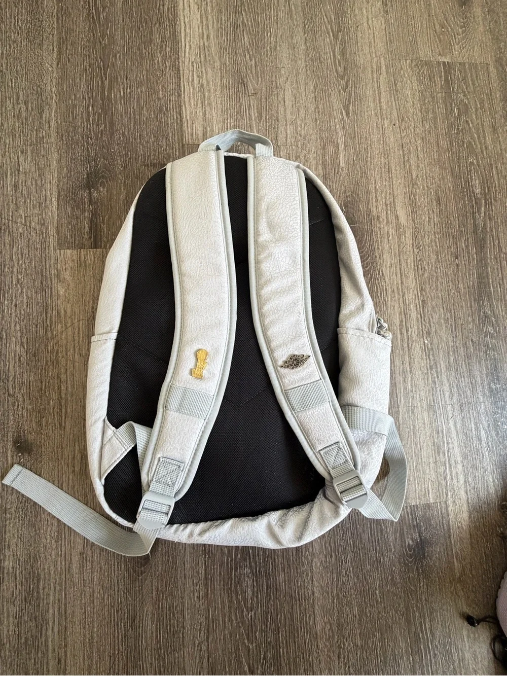 Jordan White Men's Backpack with Jumpman Logo